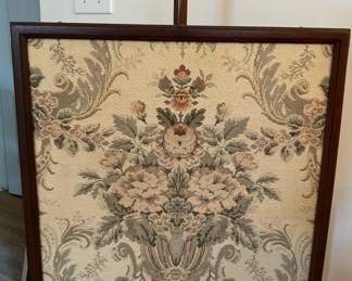 Antique Fire Screen 