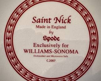 Saint Nick by Spode Dish