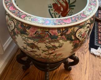 Porcelain Fishbowl Planter