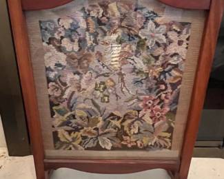 Antique Fire Screen 