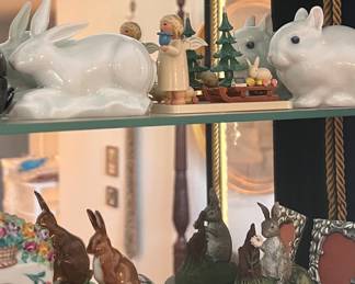 Collection of Rabbit Decor and Figurines