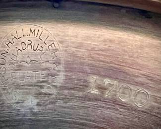 Ornate Silver Plated Pedestal Bridal Basket Dish