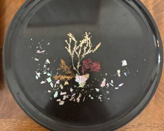 Vintage California Coral Plate 