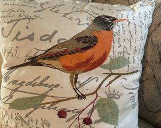 Bird Throw Pillow 