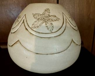 Vintage White Ceramic Vase 