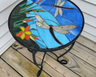 Mosaic Top Outdoor Table 