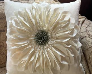 Floral Throw Pillow 