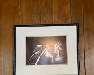Framed Bird Print 