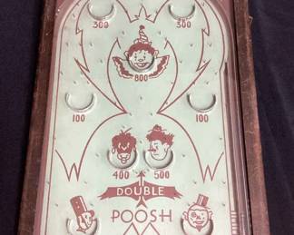 Double Poosh MUp Clown Table Top Pin Ball 