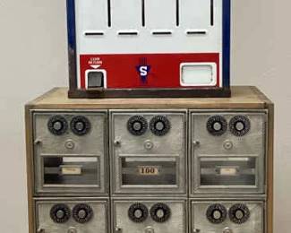 Vintage Postage Stamp Coin Machine 