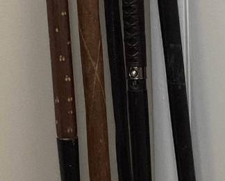 Assegai African Spears, Walking Sticks, Walking Stick With Blade Removalable Cover