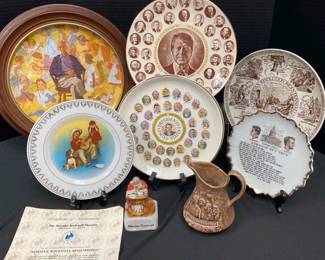 Norman Rockwell Commemorative Plates and Presidential Plates