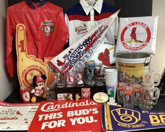 St Louis Cardinals Collection, Pennants Blues, Brewers,Cubs, Mets