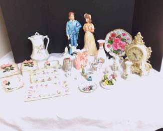 Victorian Age Decor Featuring Leftons ,Ucagco, Coalport,Ardalt Lenwile 
