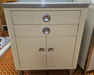 Vtg Hamilton 2 Rivers Wi Steel Art Deco Medical Cabinet!
