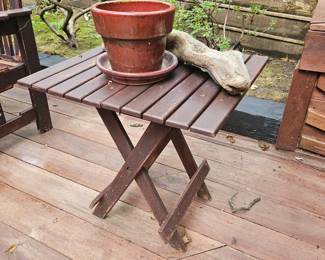 Folding Mahogany Table!