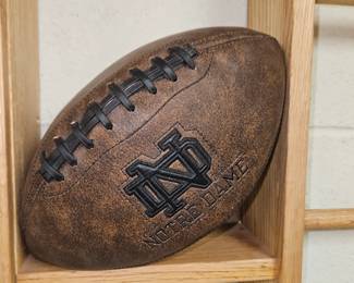 Notre Dame Leather Football!
