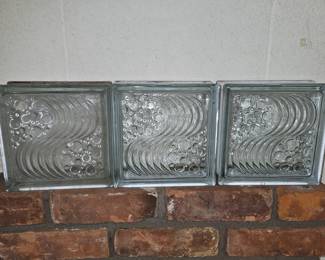 Vtg Architectural Glass Blocks!