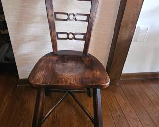 MCM Romweber Viking Oak Octagonal Poker Table w/8 Horse Accent Chairs & 4 Stools Batesville, IN!