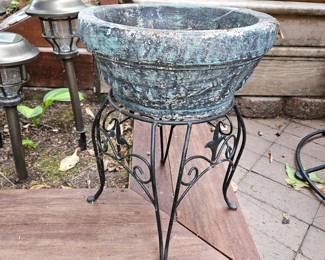 Wrought Iron Plant Stands!