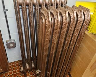 Cast Iron Boiler Radiator 9 Panel & 6 Panel Radiators!
