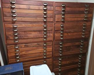 Handmade 5 Drawer Stackable Cabinets! Great for Coin Collections, Tools, Papers, Etc!