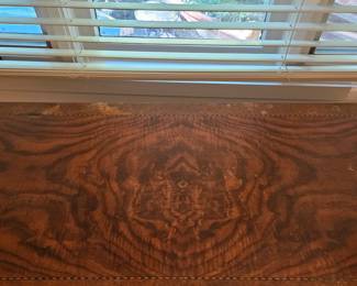 Antique Carved Ornate Mahogany Library Desk Table!