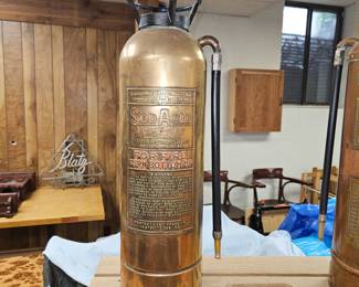 SodaAcid Fyr-Fyrter Dayton Oh Copper Fire Extinguisher!
