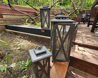 Metal/Glass Lanterns!