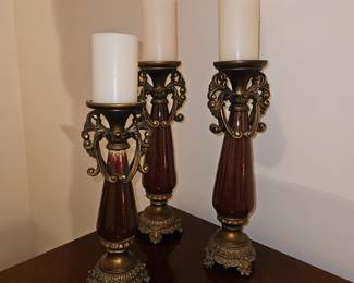 Porcelain/Resin Candle Holders!