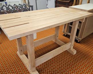 Butcher Block Work Table!
