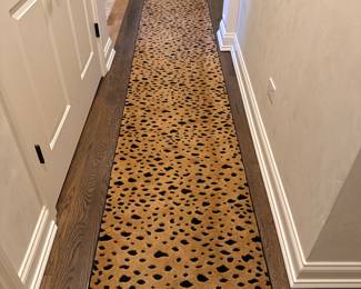 Custom Leopard Runner 231" x 27" $300