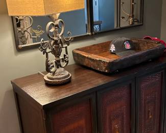 Cabinet 54" W x 18.5" D x 34" H $300 Lamp $75