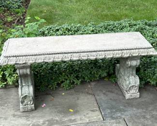 Cement Bench $125