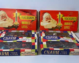 Working Vintage Bubble Lites by Glolite