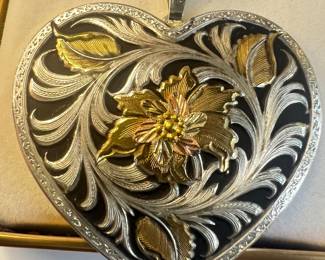 Black Hills Gold Heart Pendant