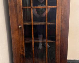 Antique Bookcase with glass door 