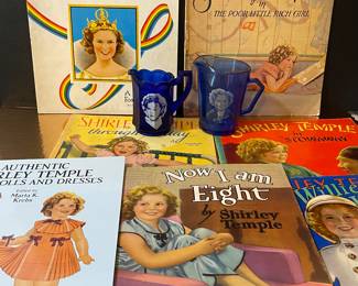 Shirley Temple Vintage Books and Pitchers
