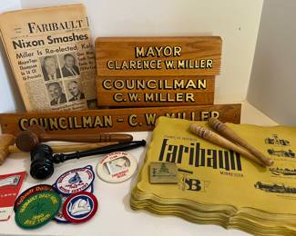 Faribault MN Mayor Memorabilia