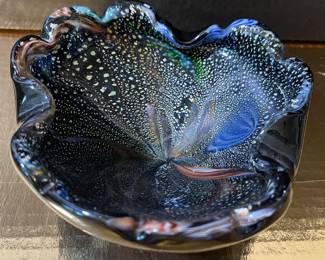 Several Murano Glass Bowls/Dishes/Ashtrays Vintage