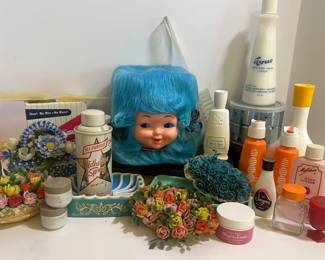 Doll face Novelty Tissue Cover and Vintage decor