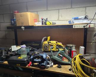 Tools only (work bench not for sale)