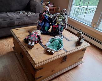 Table opens for storage