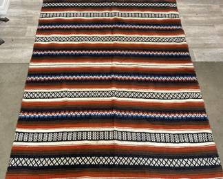 Lot # : 573a - Vintage Navajo Native American handmade rug
