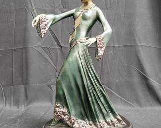 Lot # : 55 - Signed "Chiparus" bronze art deco figural
