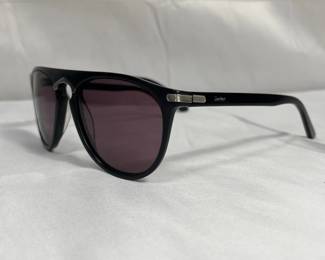 Lot # : 565n - Cartier pilot acetate black ruthenium grey
