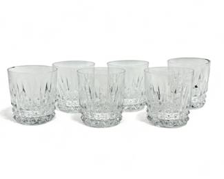 Lot # : 545a - 6 Vintage Cristal D’Arques whiskey rocks glasses

