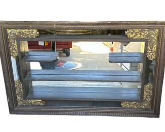 Lot # : 561 - Vintage MCM shadow box wall mirror
