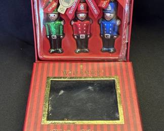 Lot # : 651 - Waterford Holiday Heirlooms toy soldier ornaments
