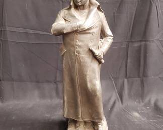 Lot # : 370 - Plaster figural sculpture of Napoleon
